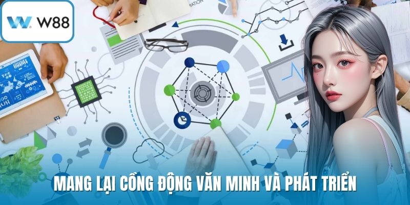 Mang lại cồng động văn minh và phát triển