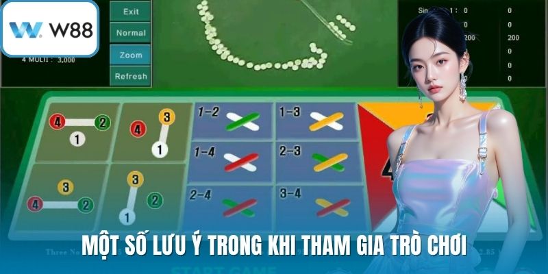 Một số lưu ý trong khi tham gia trò chơi
